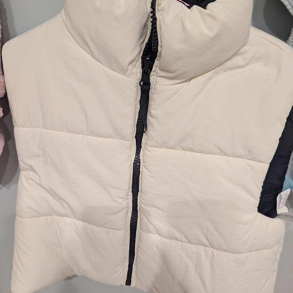Cream Puffer Vest